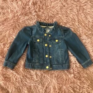 JACK AND JANIE DENIM PUFF SLEEVE JACKET